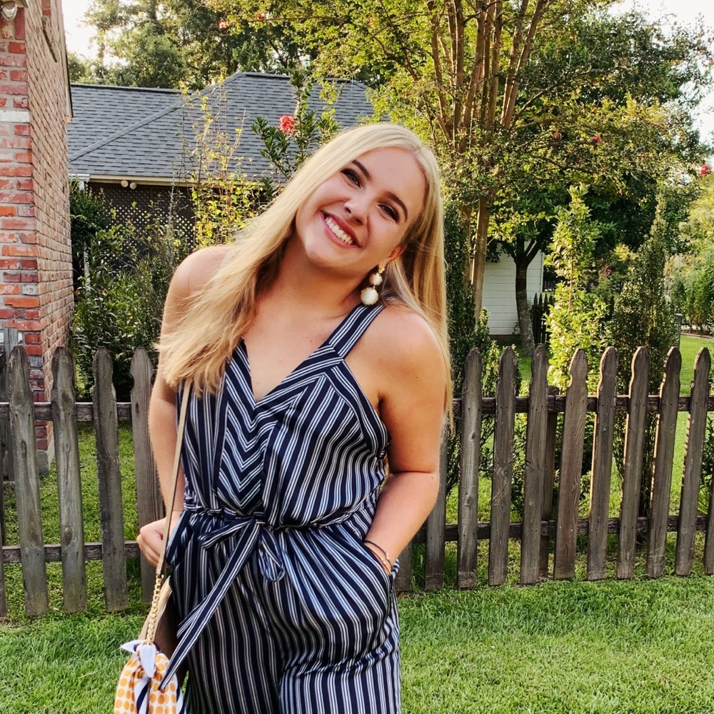 White and Gold Earrings